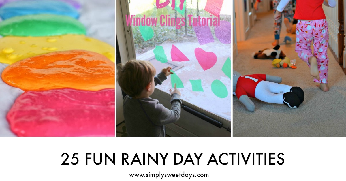 fun indoor activities for a rainy day