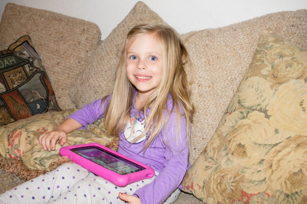 Emily loves the apps on her kindle fire kids edition!