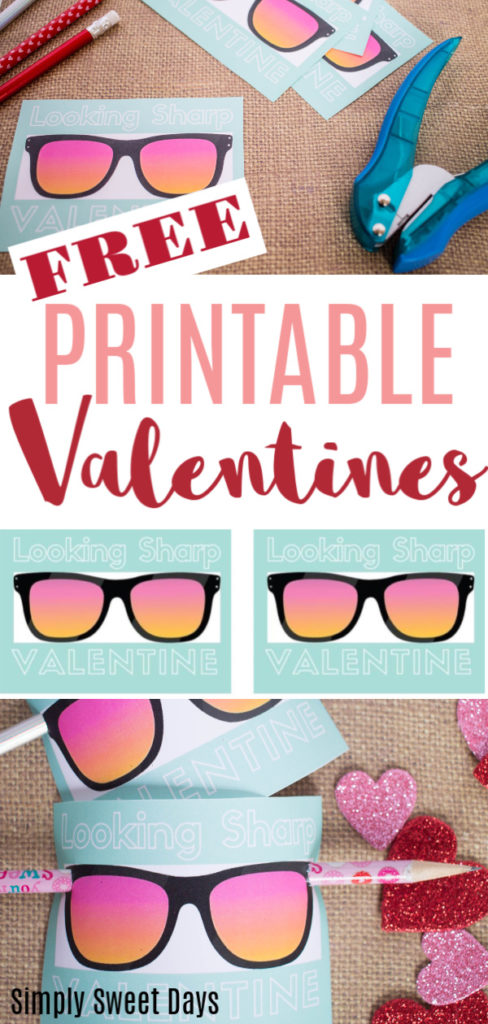 Easy and Fun Printable Valentine's Day card candy free