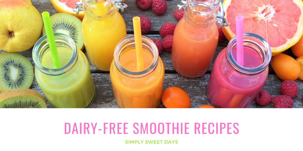 These 6 dairy-free smoothies make quick and easy meals easy on your gut! Just toss the ingredients together for a nutritious, belly-filling treat!
